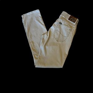 Lee Performance Series, Tan Jeans, Straight Fit tapered leg, Size 30x34